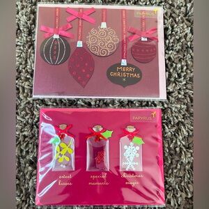LOT: NEW: 2 Papyrus Christmas Cards